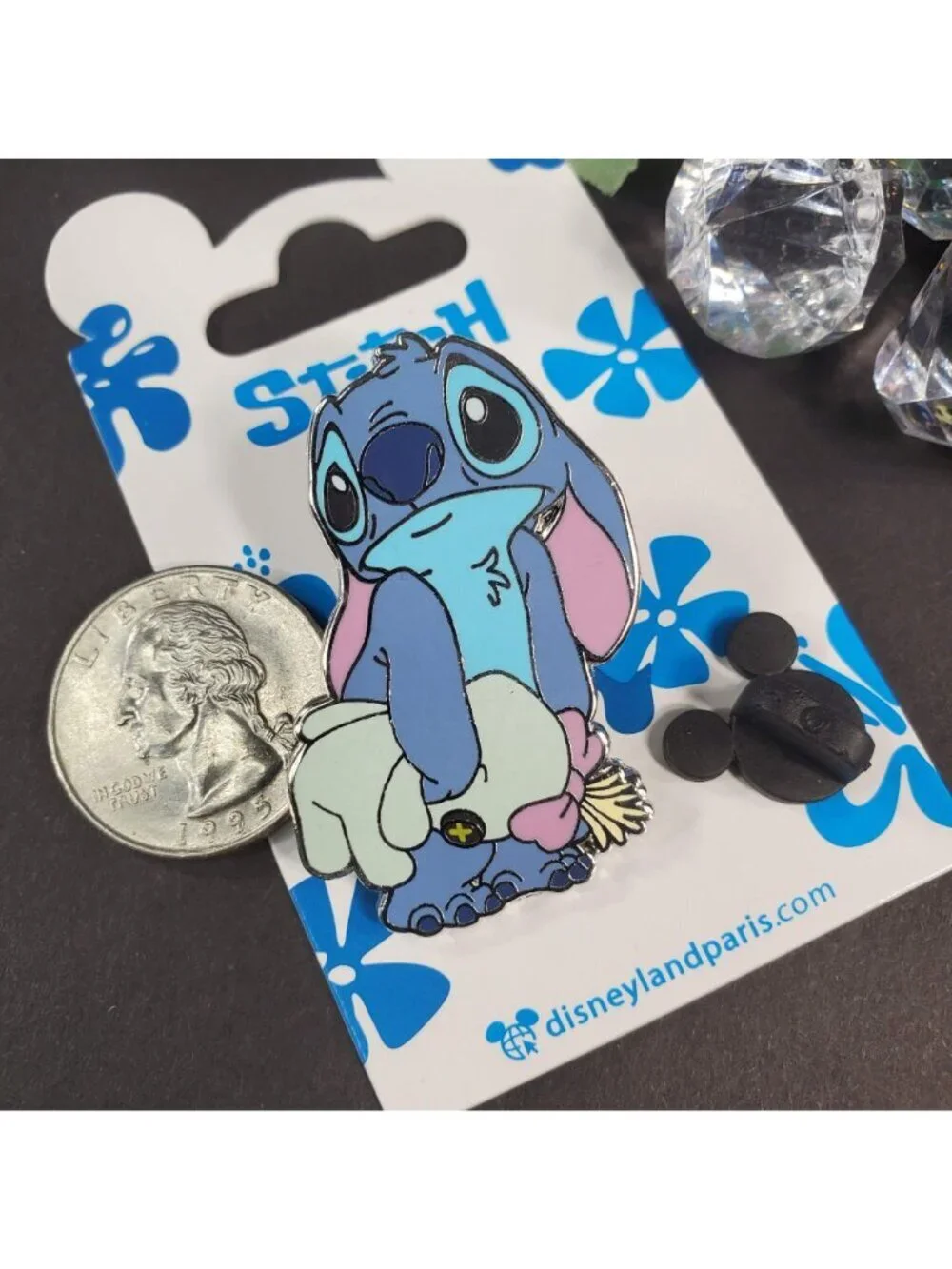 Disneyland Stitch Scrump Paris Pin Trading Pin Badge Lapel Pin Jewelry Brooch